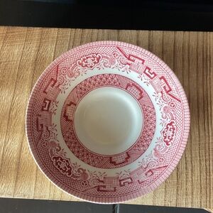 Churchill Red Willow saucer plate